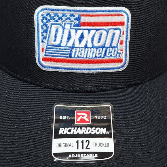DIXXON MURICA Curved Bill Trucker Snapback Hat Cap Black OS - Picture 5 of 10